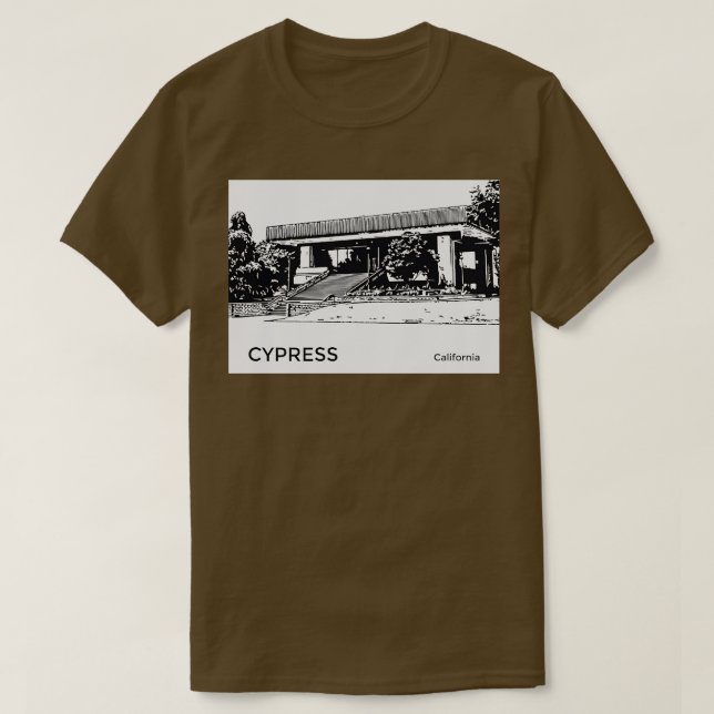 Cypress California TShirt (Design devant)