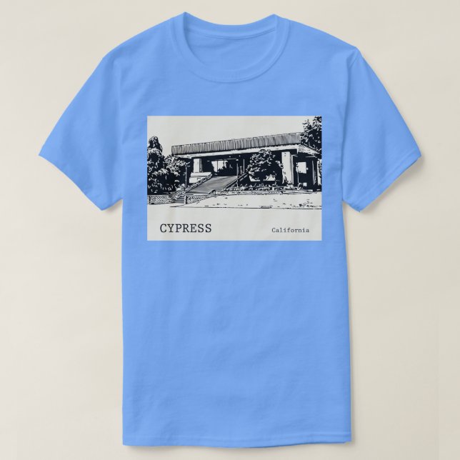 Cypress California TShirt 1 (Design devant)