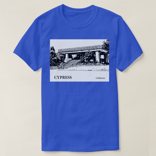Cypress California TShirt 2 (Design devant)