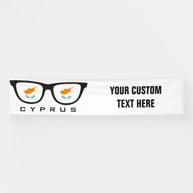 Cyprus Shades - Bannière de texte et de couleur pe (Horizontal)