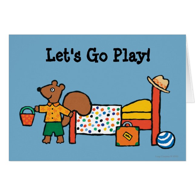 Cyrille l'écureuil des vacances (Devant horizontal)