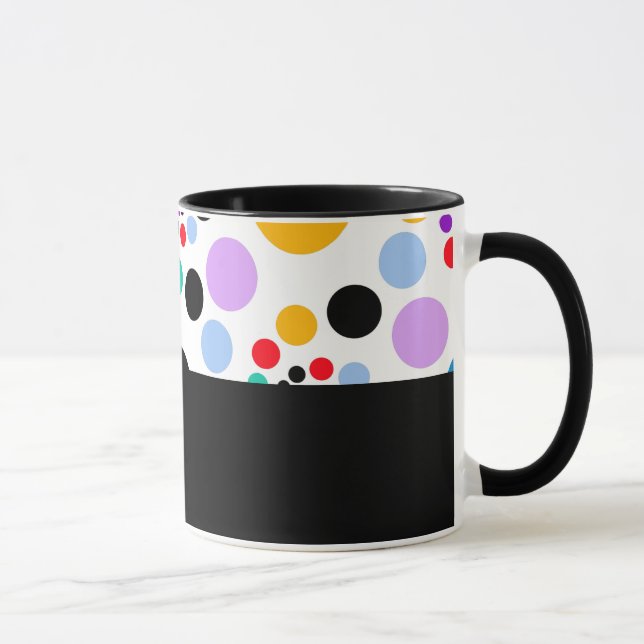 D01 - Tasse avec des points colorés (Droite)