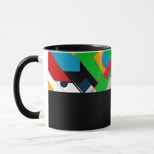 D08 - Tasse mit diagonalen Farbflächen (Gauche)