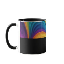 D12 - Tasse avec vagues sombres