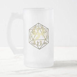 D20 Dragon celtique MDN Mug givré