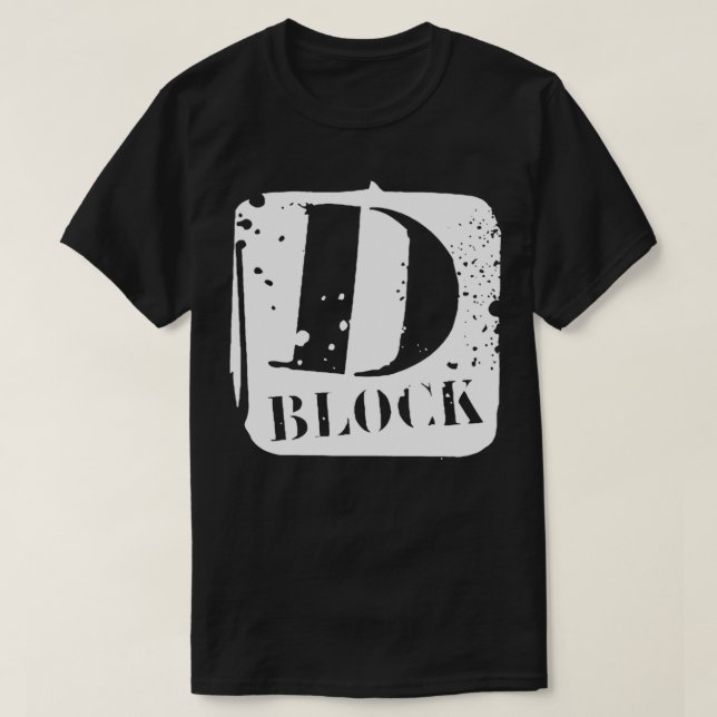D Block Music Essential T-Shirt (Design devant)