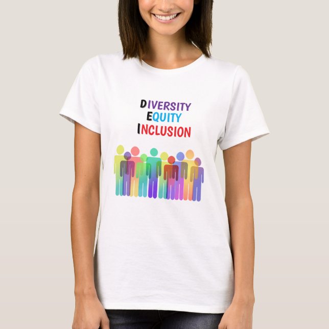 D.E.I. DIVERSITÉ, ÉQUITÉ ET INCLUSION T-SHIRT (Devant)