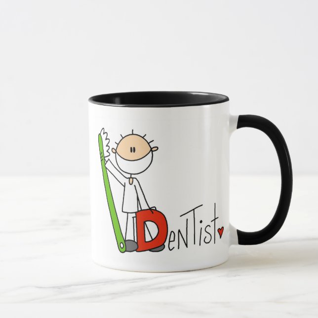 D est pour la tasse de dentiste (Droite)