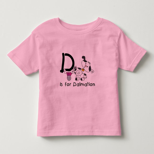 D est pour le T-shirts et les cadeaux de Dalmation (Devant)