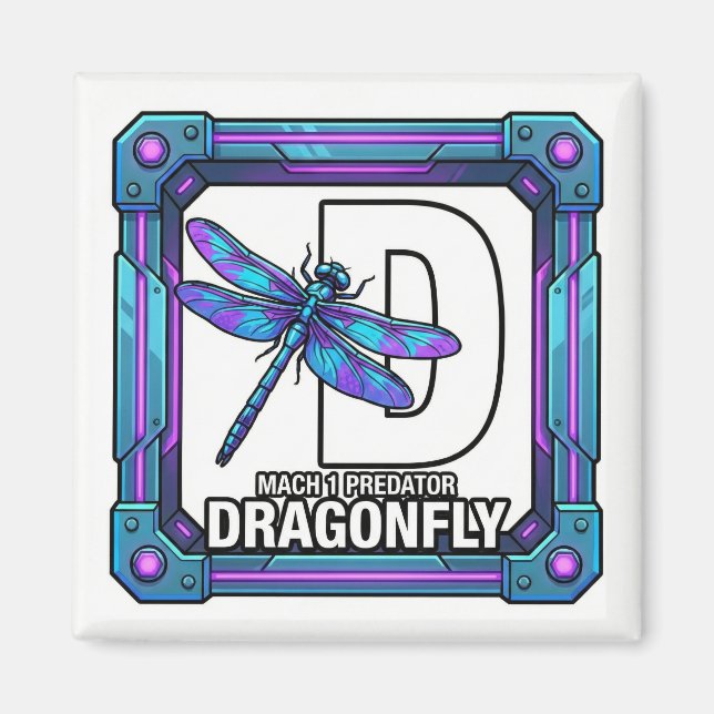 D is for Dragonfly – GTA Style ABC Learning Magnet (Devant)