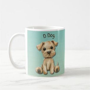 D pour chien : Adorable Kids Design Mug