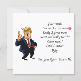 D.Trump Grande carte de la mère