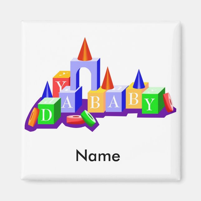 DA Baby Magnet personnalisé (Devant)