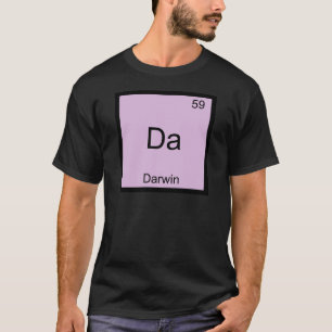 Da - Darwin T-shirt drôle de symbole d'élément de