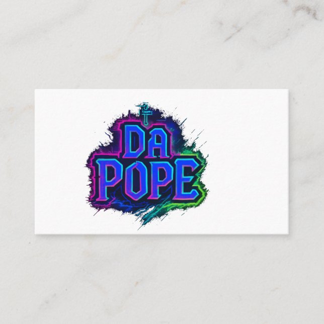 Da Pope Design Carte de visite (Devant)