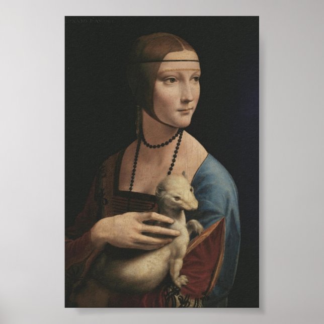 DA VINCI THE LADY WITH ERMINE POSTER (Devant)