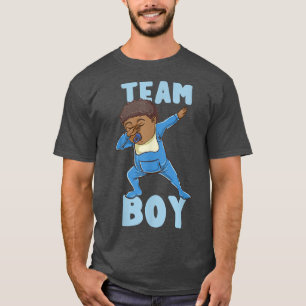 Dabbing Boy Gender Revevela Team Boy T-Shirt