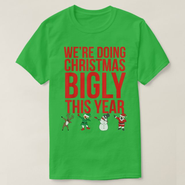 Dabbing Père Noël Santa Claus Funny Noël T-shirt (Design devant)