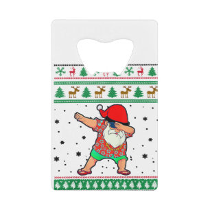 Dabbing Père Noël, Vilain Noël Été Tropical Hawa