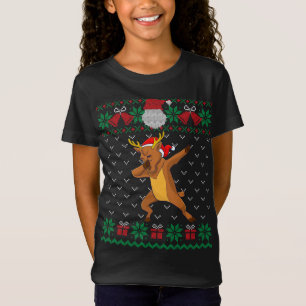 Dabbing Reindeer, laides Noël Sweat Noël