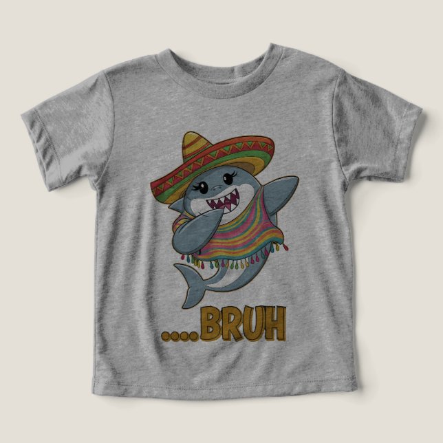 Dabbing Requin Cinco de Mayo Costume drôle Design (Design Recto)