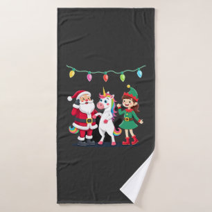 Dabbing Santa Elfe Licorne Noël Enfants Garçons Ho