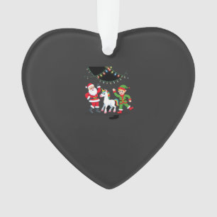Dabbing Santa Elfe Licorne Noël Enfants Garçons Ho