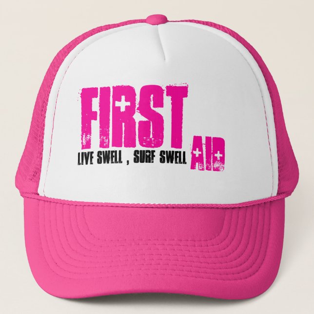 D'abord, aide, casquette de surf de filles (Devant)