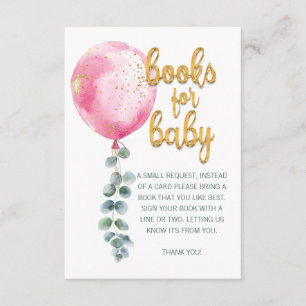 D'accompagnement Apportez un livre au lieu de la carte - Fille rose