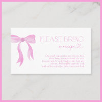 Apportez Une Carte De Bow Bow Rose Recette