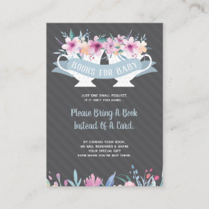 D'accompagnement Apportez Une Carte De Livre, Un Baby shower Tea Pa