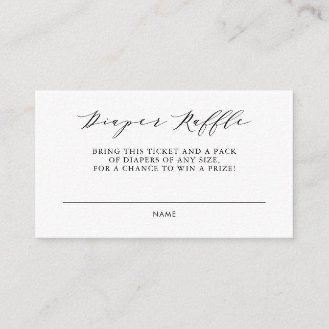 D'accompagnement Aquarelle Floral Tea Party Diaper Carte Raffin II (Devant)