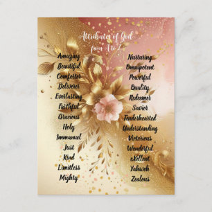 D'accompagnement Attributs de Dieu de A à Z Ombre carte de boîtier