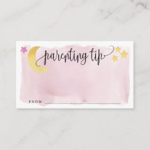 D'accompagnement Au-dessus de la lune, Pink Parenting Conseil Carte