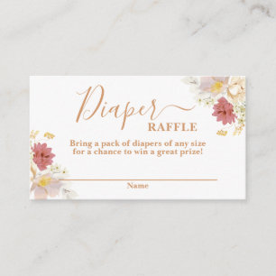 D'accompagnement Baby in Bloom baby shower Déchets Carte Raffle
