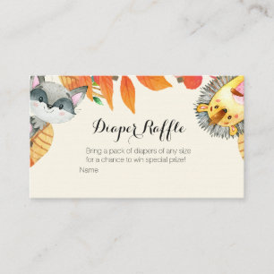 D'accompagnement Baby shower animal rustique - Carte de rousseur de