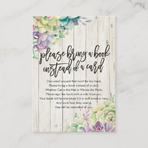 D'accompagnement Baby shower Apportez un livre au lieu d'une carte