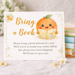 D'accompagnement Baby Shower Apportez un Livre au Lieu d'une Carte 