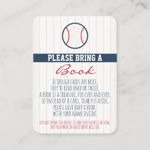 D'accompagnement Baby shower de baseball Apportez une carte de livr