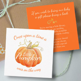 D'accompagnement Baby shower petit citrouille réserver carte cadeau