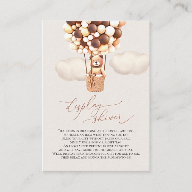 D'accompagnement Balloons à oreilles Brown Afficher la carte de boî (Devant)