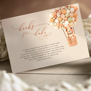 D'accompagnement Balloons d'ours Brown Livres pour bébés Carte de b