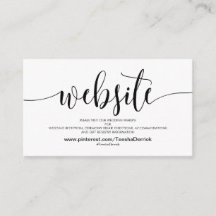D'accompagnement Beautiful Mariage Website Details Carte de boîtier