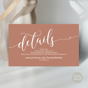 D'accompagnement Beautiful Mariage Website Details Carte de boîtier