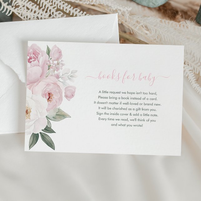 D'accompagnement bébé en fleur rose livres de fleurs pour carte béb (Créateur téléchargé)