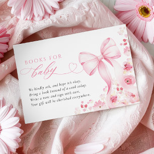D'accompagnement Bébé en fleurs Livres Coquette pour carte de bébé