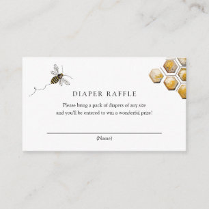 D'accompagnement Bee Diaper Carte d'insertion de rayonnages