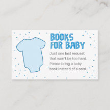 Blue Apportez un jeu de Baby shower de carte de li