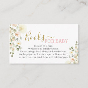 D'accompagnement Blush Floral apportez une carte de boîtier livre