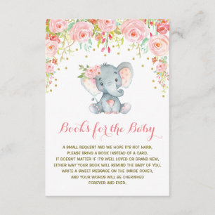 D'accompagnement Boho Rose Floral Elephant Apportez une carte d'ins